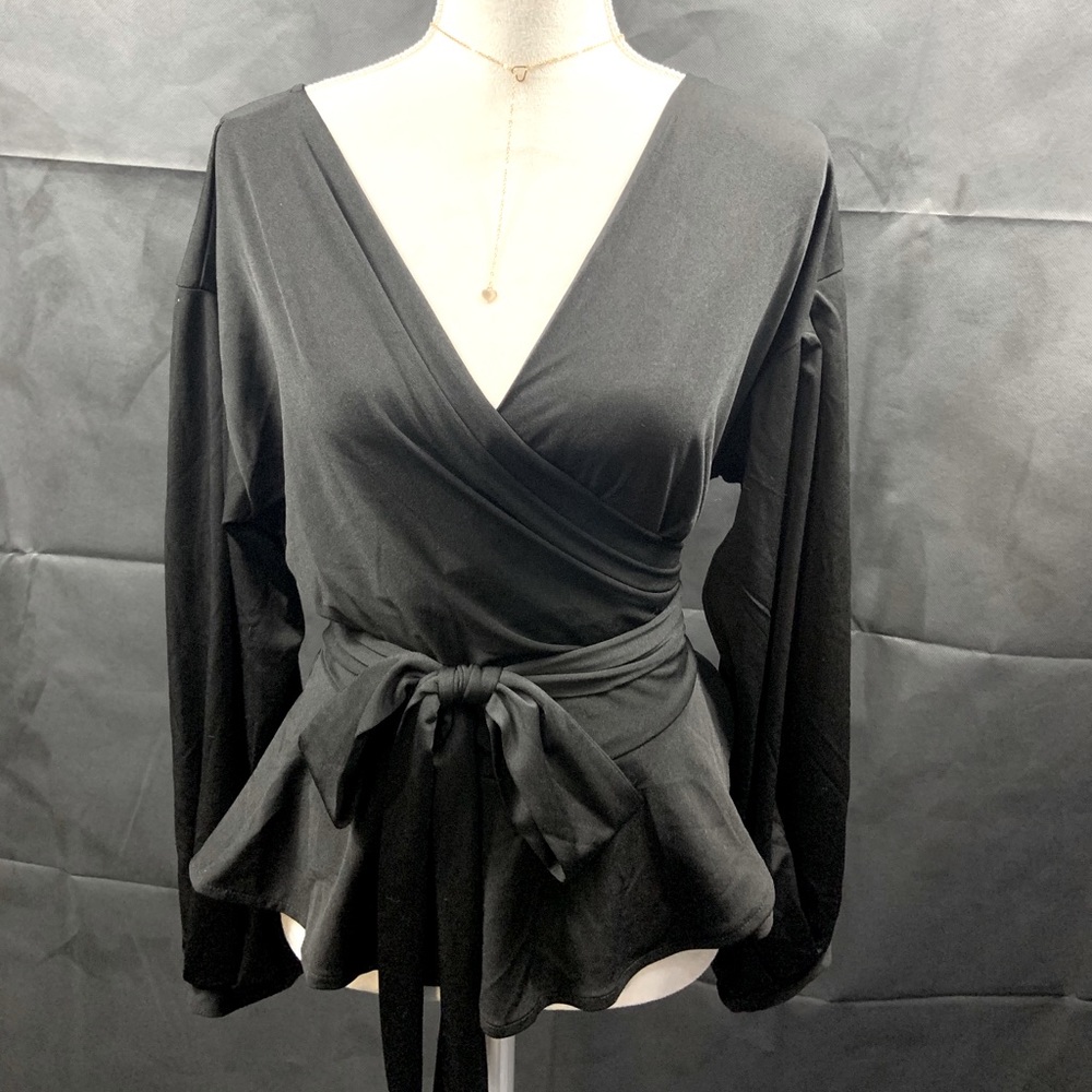 Wrap blouse